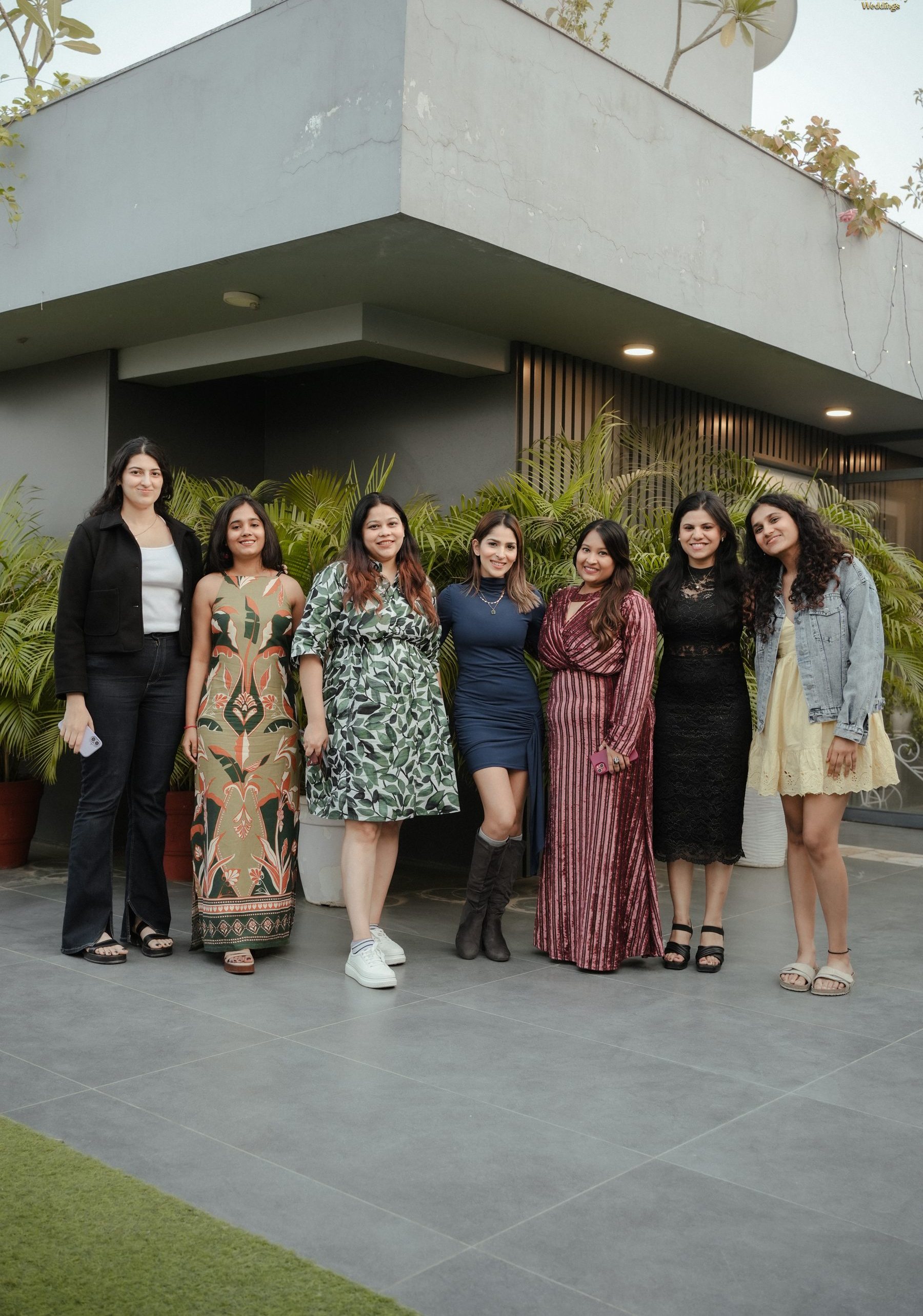 The women at Shruti's in-person workshop